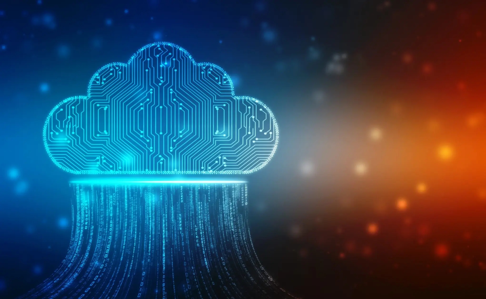 A digital representation of a cloud