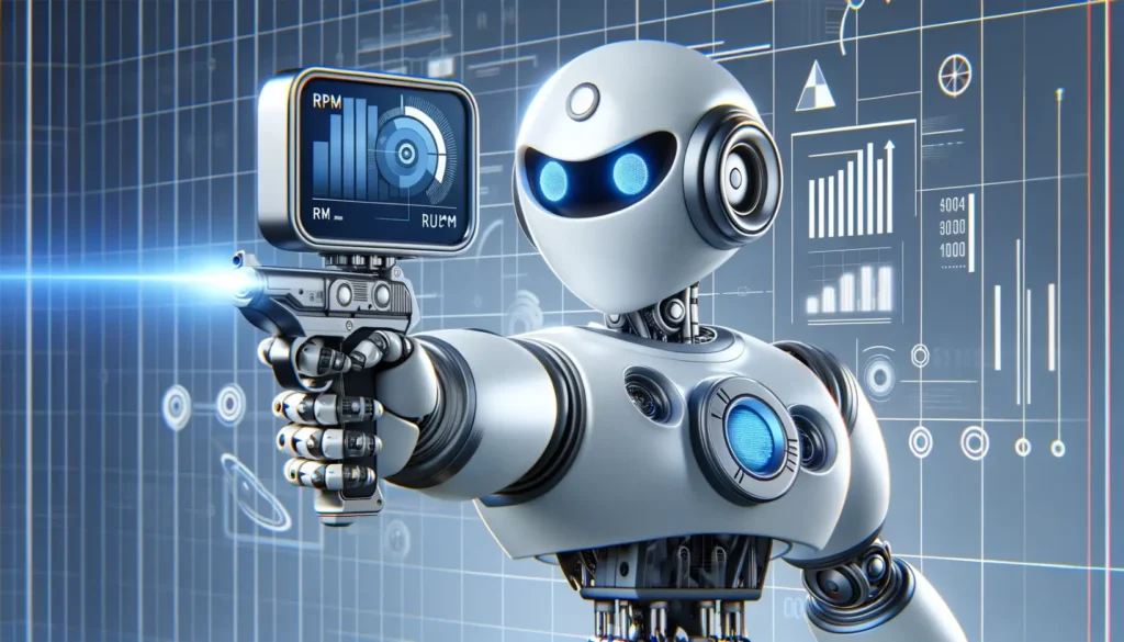 Picture of an AI Language Model Chatbot blasting sales hype